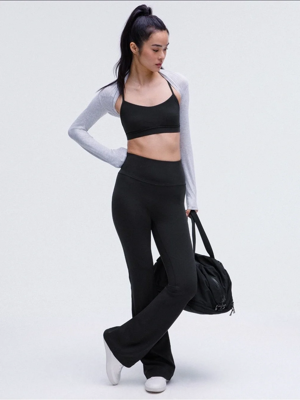 Lululemon Groove Nulu Super High Rise Flared Pant Black (Size 8)